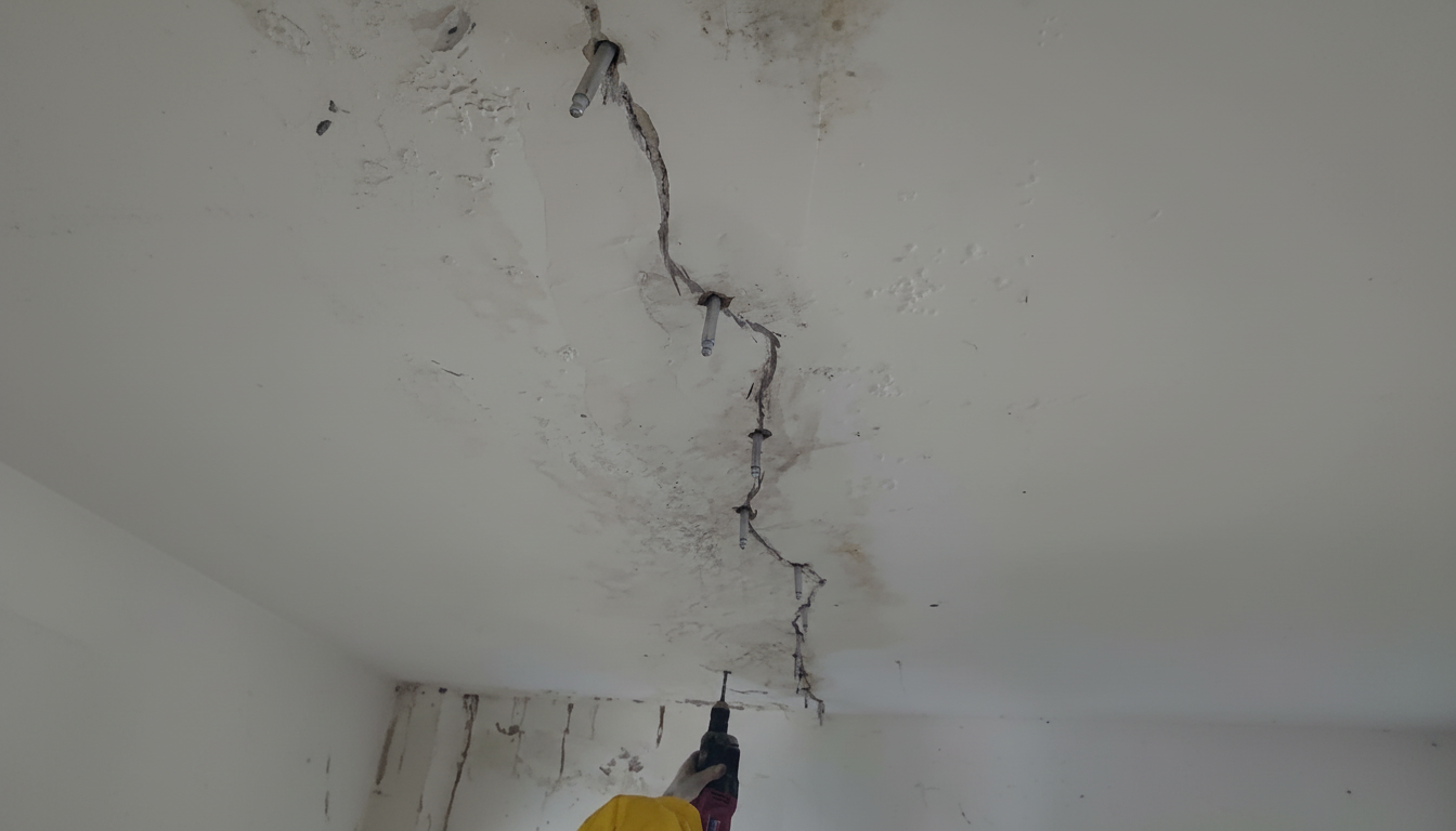 Injeksi beton pada gedung bertingkat dan bangunan besar